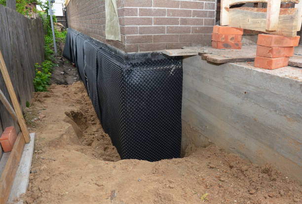Crawl space vapor barrier installation in Belmore, OH